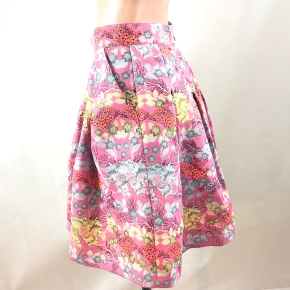 NEW bebe Women's Floral Skirt size 4 - Picture 8 of 12